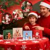 3D Christmas Cards 4 Pieces With Envelopes 3D Cards Holiday Decor Paper Art For Kids Adults Friends Coworkers Teachers Stocking