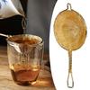Long Handle Design Tea Infuser Strainer Hand Made Copper Tea Infuser  Loose Leaf Brewing