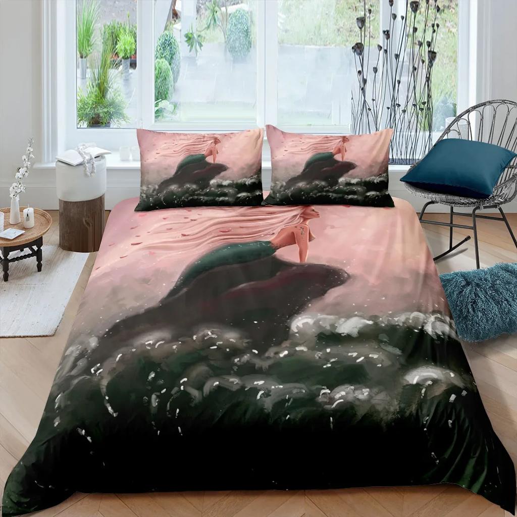 Set Letto Grizzy e i Lemming Ragazzi Ragazze Misura Singola Queen Copripiumino Federa Letto Bambini Adulti Moda Tessile per la Casa
