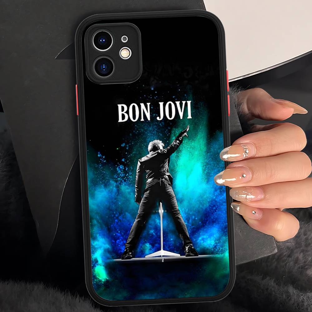 B-BonS J-Jovi Phone Case For IPhone 16e 16 15 14 13 12 11 Pro Max X XS Max Plus Matte Clear