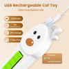 Automatic Cat Toy Wall Mounted Flying Rope Interactive Exercise Rechargeable Cat Enrichment Toys for Home Living Room Kitchen