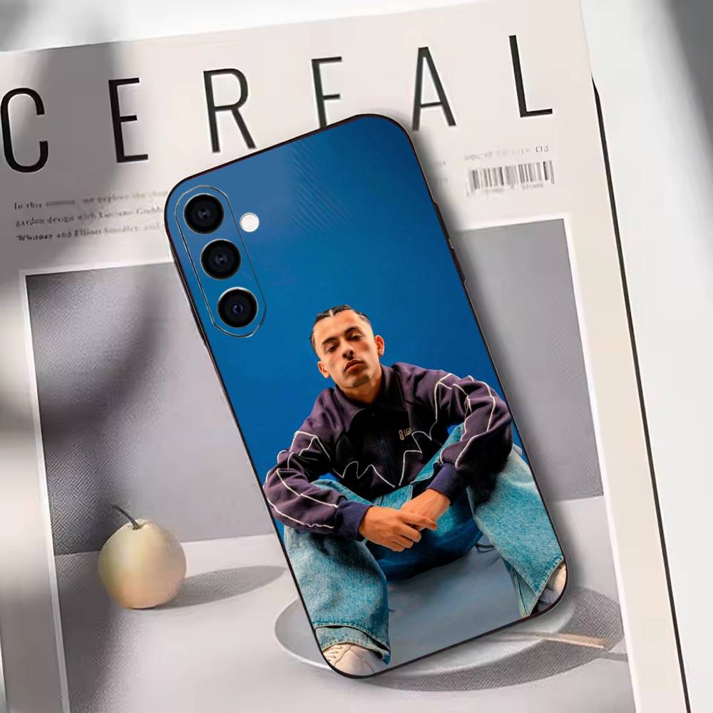 Rapper Art Print Phone Case For Samsung Galaxy A73,A72,A71,A70,A53,A52,A51,Others Soft Black Cover