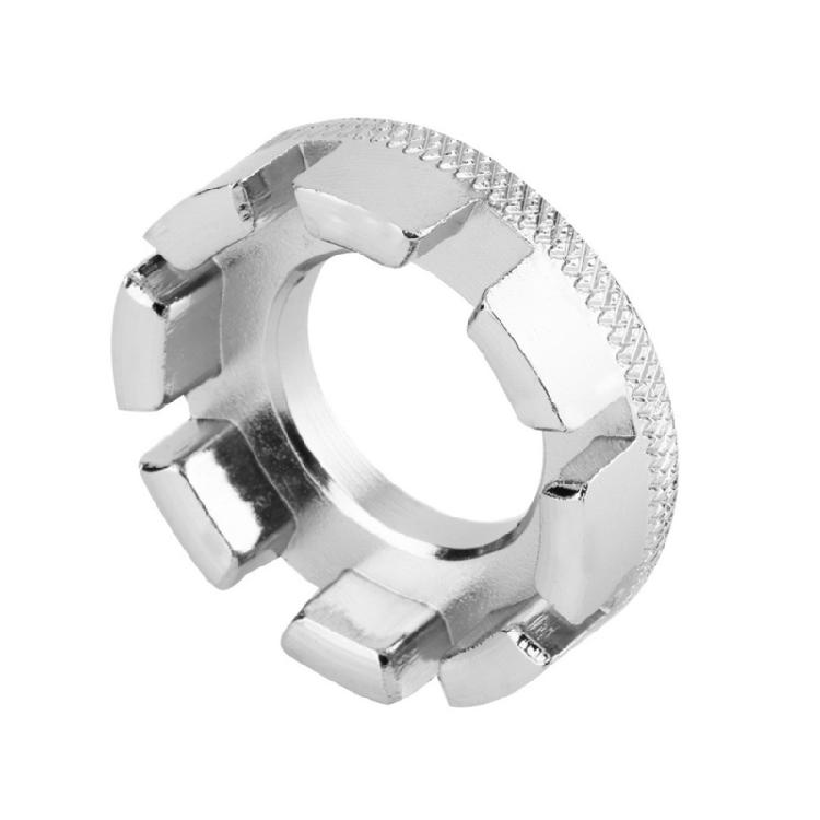 

Bicycles Wheel Rims Adjuster Spanner 8 Way Grooves Bicycles Spoke Wrench Spanner серебряный