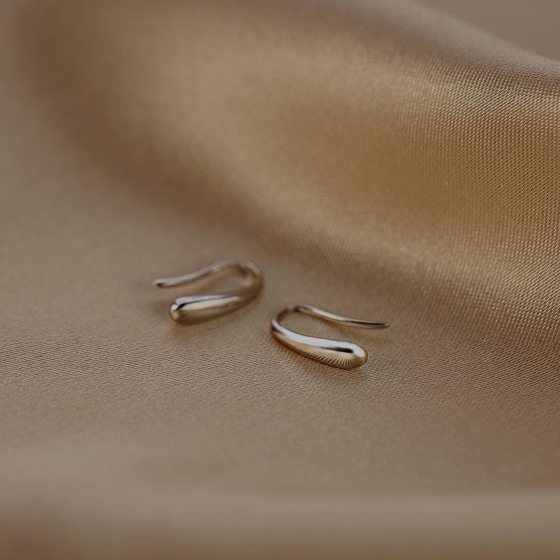 Korean Style Water Drop Earrings for Women: Retro, Fashionable, Simple, Creative Ear Hooks