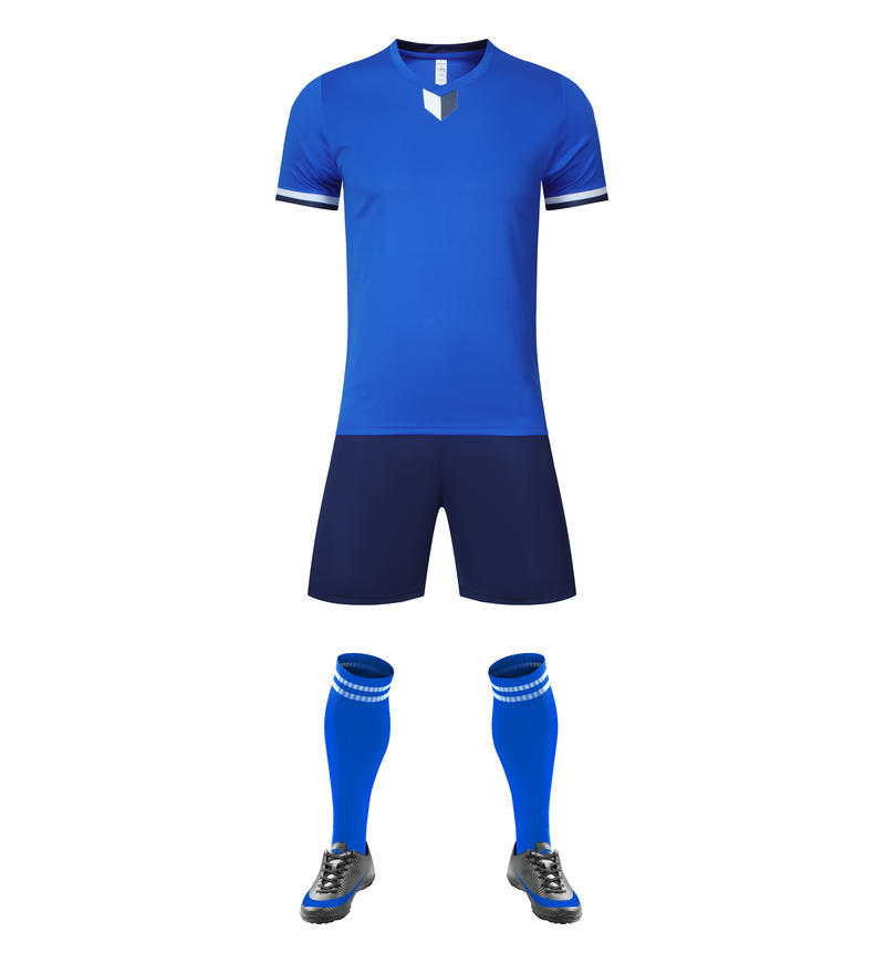 Short-Sleeved Football Jersey Set Men'S And Children'S Long-Sleeved Football Sports Quick-Drying Training Jersey Z107 Quick-Drying Breathable