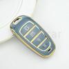 Car Key Cover Shell Fob Case Holder Bag for Hyundai Santa Fe Tucson 2022 NEXO NX4 Atos Solaris Prime Keyless Accessories