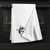 Cute Kitchen Decor Puppy Tea Towel, Embroidered Corgi Dachshund Dish Absorbent Accessories for Dog Owners Quick Dry Hand Towel Lovers Bathroom
