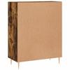 Sideboard Smoked Oak 69.5x34x90 cm Engineered Wood\