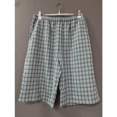Cool Check Pants For Men   Pleated Loungewear [veps01mp]