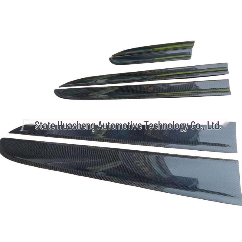 Porsche Macan Carbon Fiber Door Panel Scratch Protector - Fits All Models