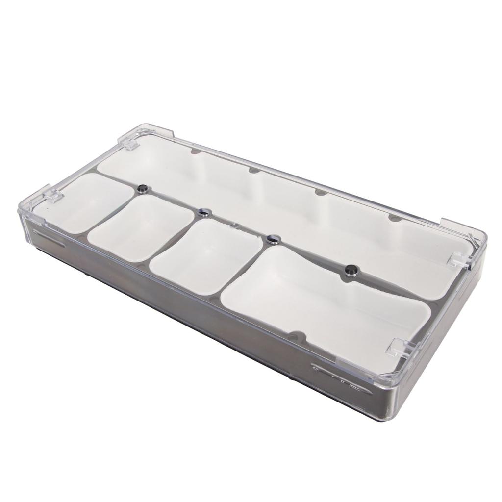 Watch Parts Storage Box Portable 5 Compartments Strong Protection Impact Resistance Waterproof for Watch Accessories
