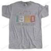 Unisexs Made In 1990 Limited Edition TShirt Short Sleeve Cotton Tshirt Summer Tops 30th 30 Years Old Birthday Gift Tee Shirts