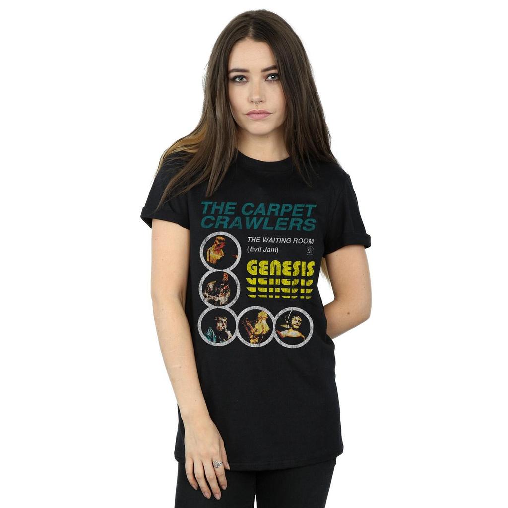 Genesis Womens/Ladies The Carpet Crawlers Cotton Boyfriend T-Shirt