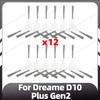 Compatible for Dreame D10 Plus Gen2 Replacement Main Side Brush HEPA Filter Mop Pad Dust Bags Spare Parts Accessories