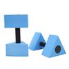 1 Pair Water Floating Dumbbell Triangle Chidren Swimming Teaching Aids for Kids Swimming Blue