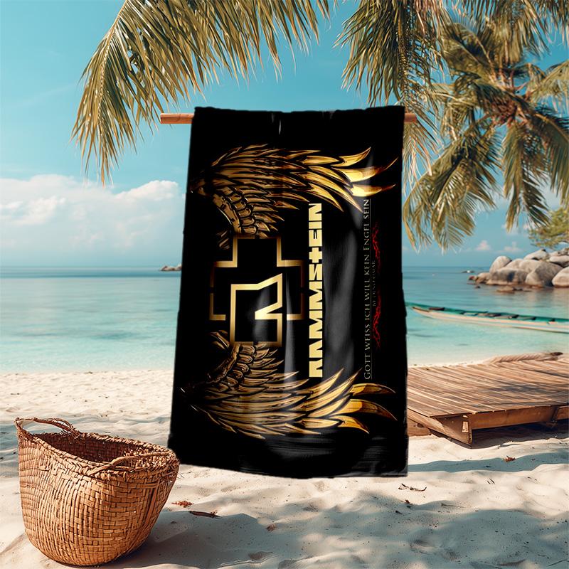 Till Lindemann, Lead Singer of the German Heavy Metal Rock Band Rammstein, Outdoor Camping Vacation Swimming Beach Scarf Decorative Blanket F10
