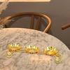62KD 3 Light Lamp Holder Butter Lamp Candlesticks Ghees Lamp Dinner Table Decorations