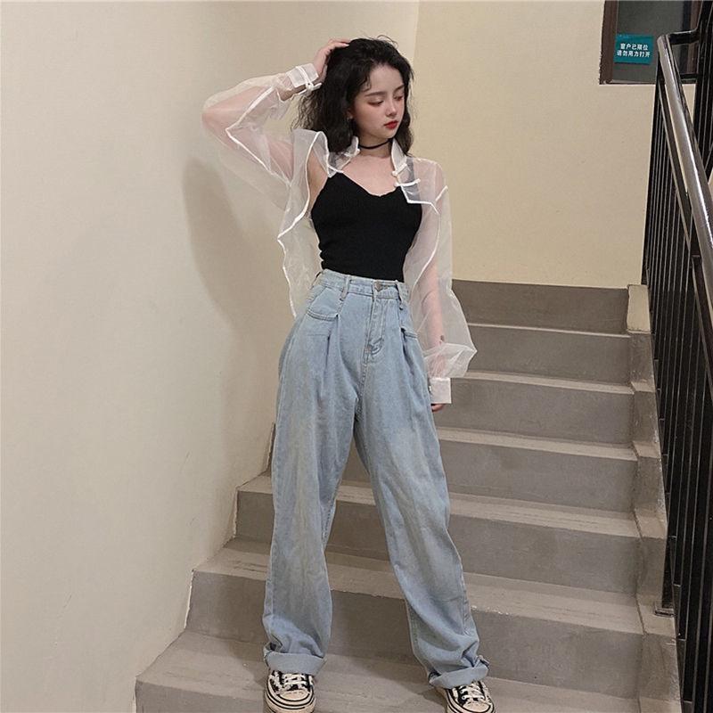 Women's Trendy Frog Button Mesh Cardigan: Slimming, Artistic Retro Long Sleeve Sun Protection Outerwear