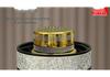 Titanium Lid Double-Layer Glass Tea & Water Separation Mug with One-Button Open - Portable Business Cup for Men