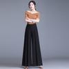 Frauen Mode Baggy Chiffon Rock Hose Lose Hohe Taille Breite Bein Hosen