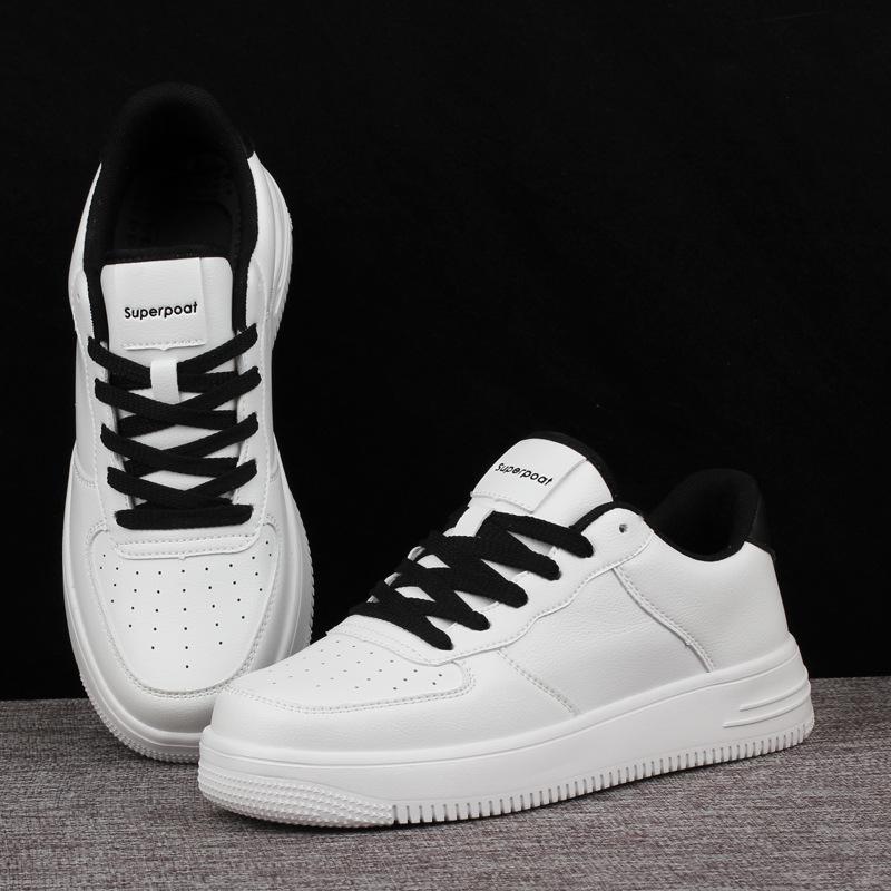 Frühling Luftwaffe Low Top Nein. 1 Kleine Weiße Schuhe Herrenschuhe Vielseitig Sommer Atmungsaktiv Lässige Board-Schuhe Paar Höhenverstärkende Schuhe 22031