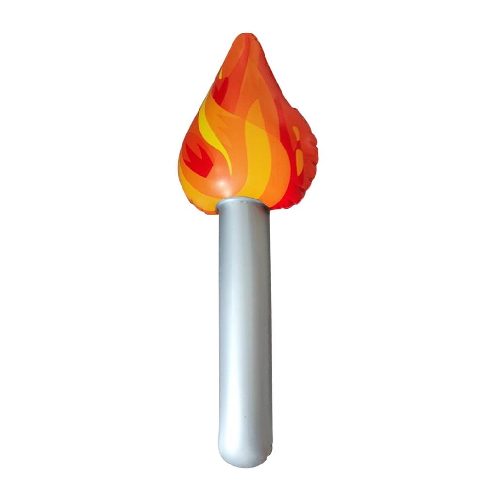 Inflatable Torch Fun Torch Inflates For  Games MedievalThemed Party Sports Competitions, 16 Inches