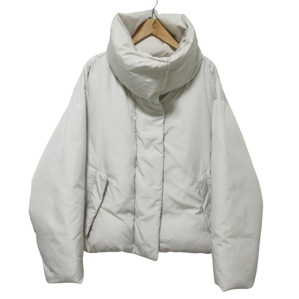 [Used] Good quality SNIDEL Sustainable Middle Down Coat Jacket Blouson Size 0 Ivory Women s Luxs Brand Used Clothes Luxe