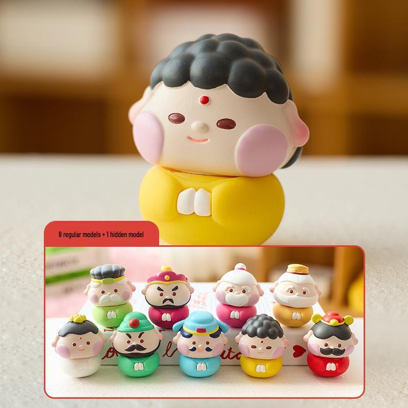 

Праздничная змея Turn Money Kun Music Blind Box Handmade Новогодний подарок Украшения для тумбы под телевизор или рабочего стола Random single