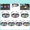 Genshin Impact Leuchtendes Armband mit verstellbarem PU-Lederarmband für Nachtleuchten