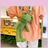 Frog Plush Crossbody Bag Doll Shoulder Cute Cartoon Toy Backpack Gift Birthday