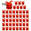 Clear Plastic Snack Pouches for Retail 48 Pcs Halloween Candy Bags, Kids Trick or Treat Goodie Cute Rabbit Portable Bags School Events Ear Small Gift