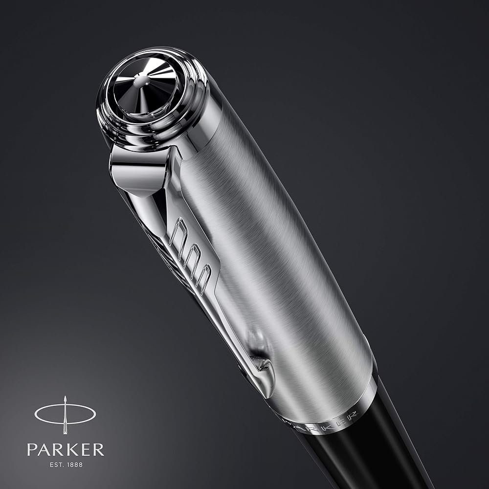 PARKER Parker Ballpoint Pen 51, Black CT, Medium, Permanent, in a Gift Box, Imported, 2123495Z