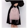 IELGY backpack, high-end solid color, fashionable large-capacity backpack, casual schoolbag, commuting