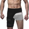 Black Adjustable Groin Brace Wrap Thigh Support Pain Relief Strain Neoprene Hip