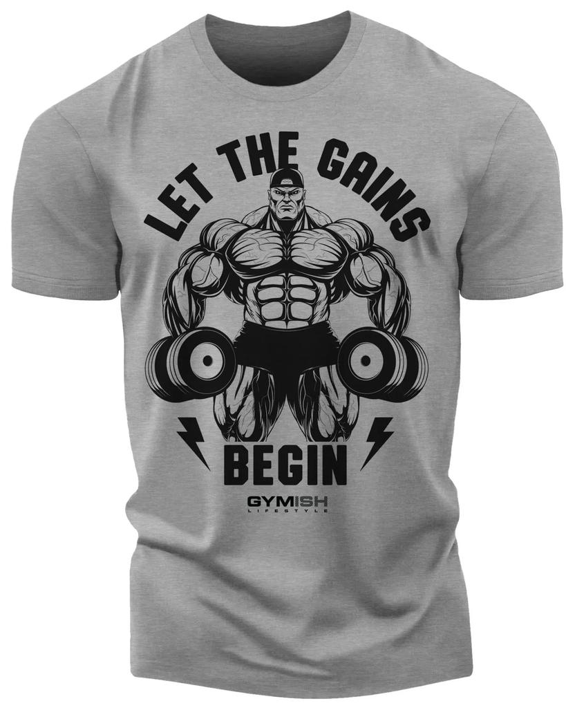Men's T-shirt Movement Fitness Short Sleeve Loose Sportswear Classic Color Gym Clothes Fitness Equipment 3d Printing Tops Tees