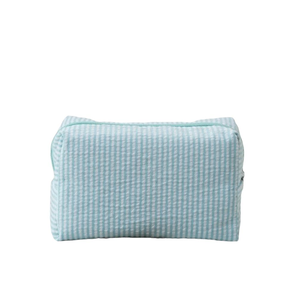 Striped Toiletry Bag Large-Capacity Makeup Storage Bag Personalized Desk Pencil Box  Travel Use