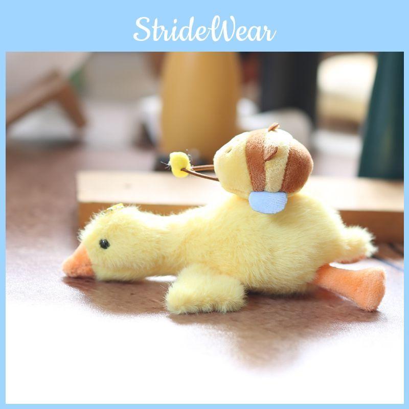 Keychain Goose Plush Pp Cotton Fill Backpack Decor Stuffed With Pullout Animals