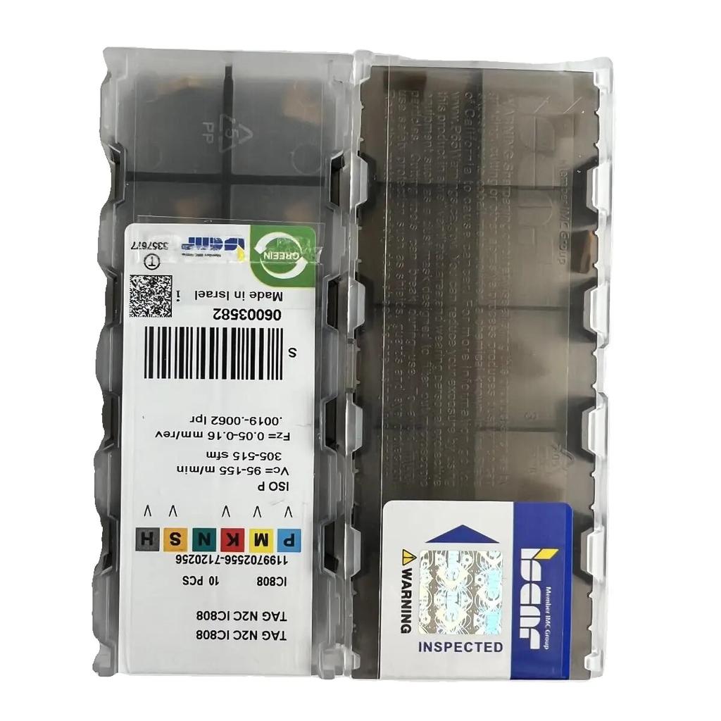 ISCAR / TAGN2C IC808 /Industrial indexable Carbide Inserts 10 PCS