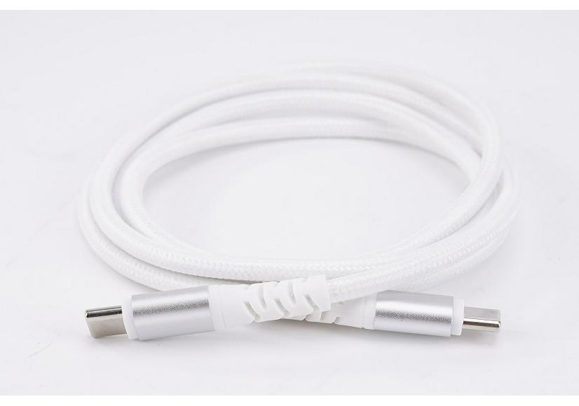 Dual Type-C Braided Fast Charging & Data Cable for Apple 15/Android Devices