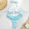 Bandage Bikinis Set Sexy Bikini Sets Solid Swimsuit Women Beachwear 2026 Summer Swimwear High Cut Bathing Suit Beach Biquinis