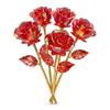 10 Stück Handgefertigte Ewige Rosen Große Künstliche Kristallblumen Goldene Rose Geschenk Heimdekoration