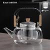 ZISIZ Glass Teapot for Brewing and Boiling