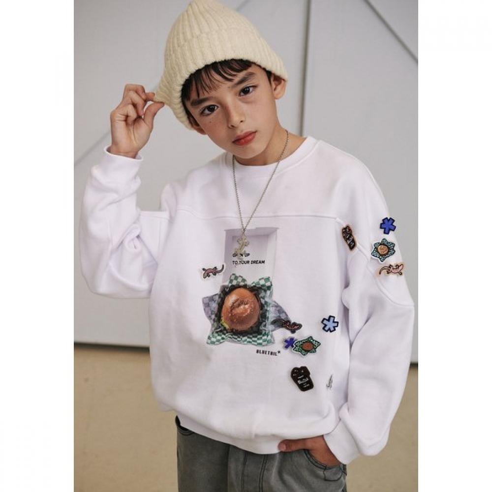Bluetail White Sweatshirt Aaa2ts03wt