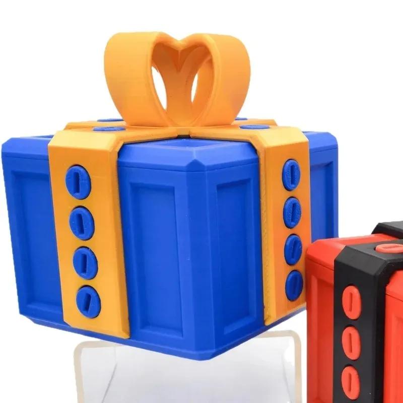 Cadou Amuzant Farsă Degetul Mijlociu Cadou de Crăciun Noutate Jucărie pentru Adulți Cutie Surpriză Pop-Up Cu Șuruburi Cadou Enervant Pentru Prieteni