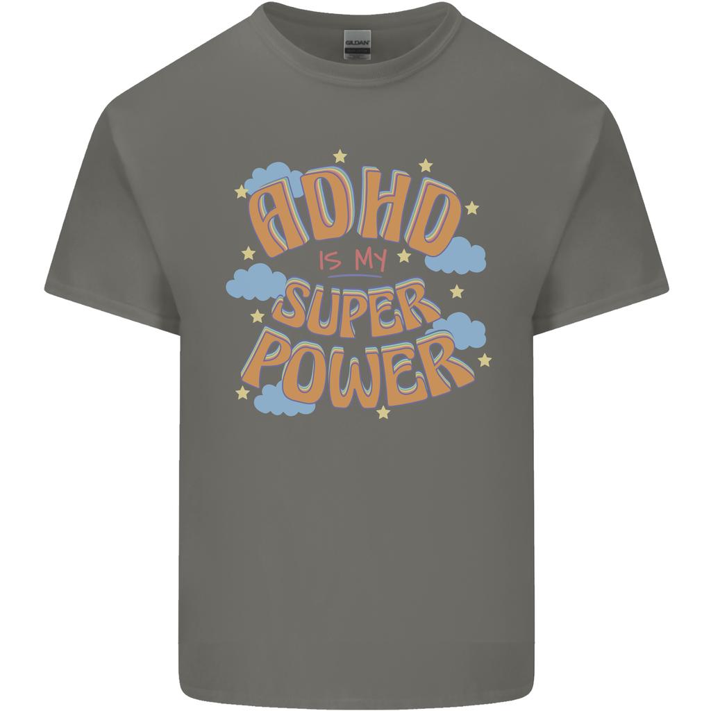 ADHD Is My Superpower Unisexs Light Cotton TShirt