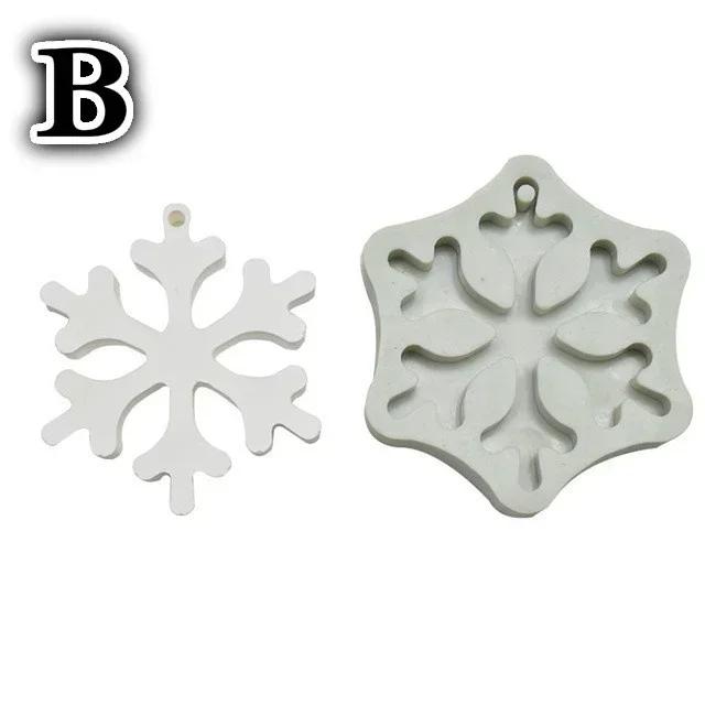 

Рождественский стиль ручной работы DIY формы елка ароматерапия восковая форма снежинка лось аромат гипс силиконовые формы аксессуары инструменты B