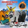 Heated Gloves For Women Touchscreen Heated Gloves Hand Warmers Cold Weather Mittens With 3 Settings For Outdoor Hiking Sports