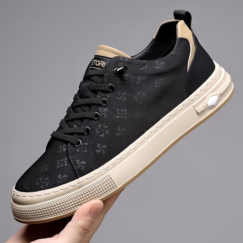 Men's Shoes 2025 New Summer Breathable Canvas Shoes Men's Sports and Leisure Flat Shoes 2025