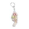 For Demon Slayer Tokitou Muichirou Daki Akaza Douma Gyutaro Acrylic Selfmade Cartoon Anime Keychain Pendant Toy Gift 5cm