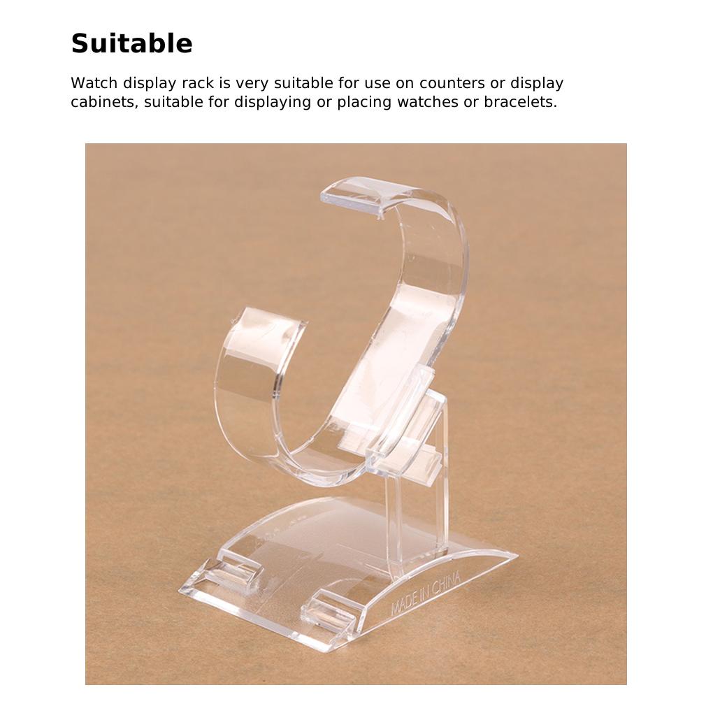 Display Rack Transparent Jewelry Display Stand Lightweight Watch Holder Accessories Headband Showing Holder Show Case Stands